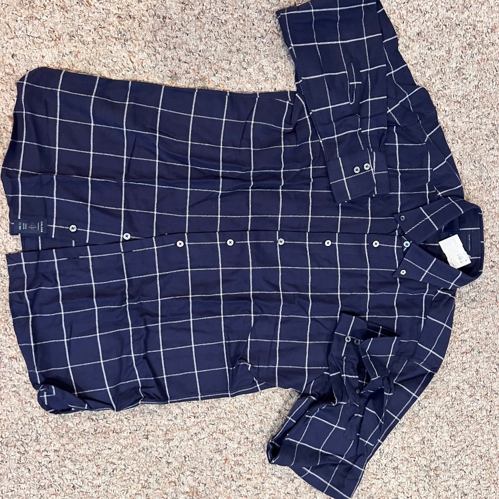 NWT Calder Carmel Men's Flannel Button Up